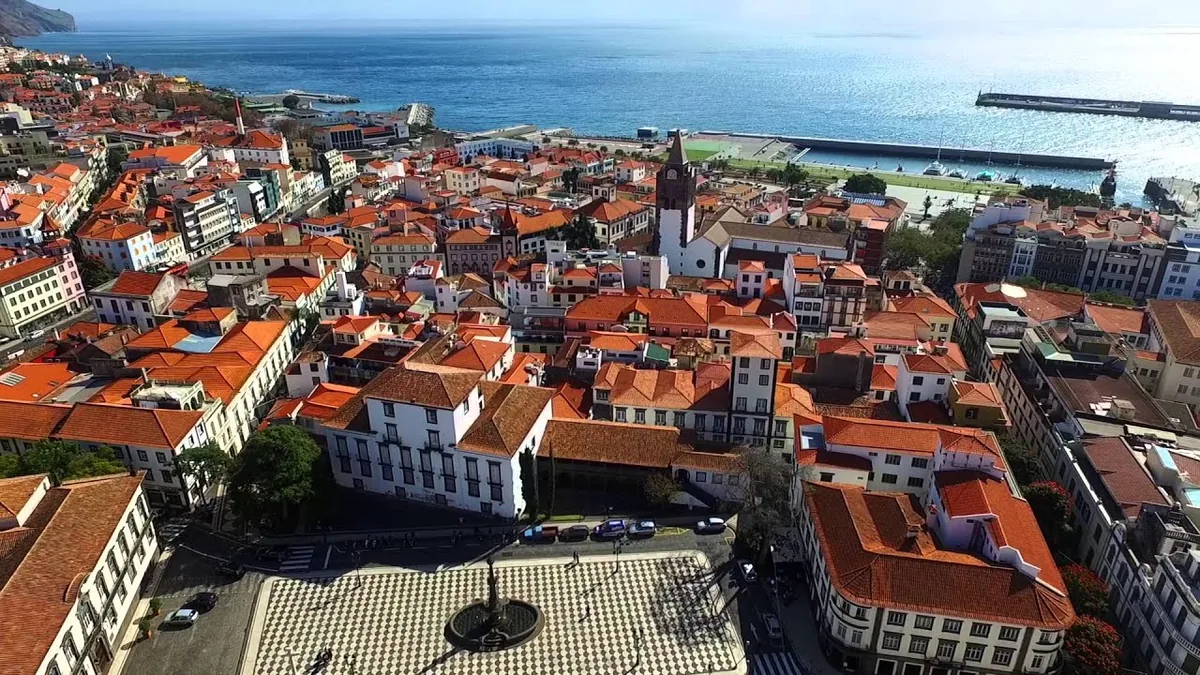 View across Funchal in Madeira