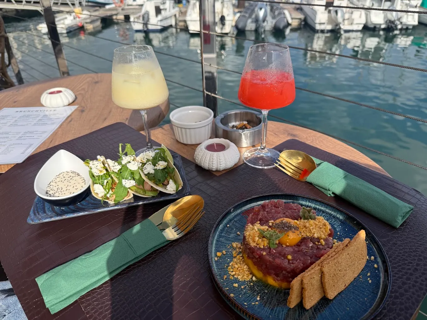 Brunch at BrunchVille Marina overlooking Funchal Marina